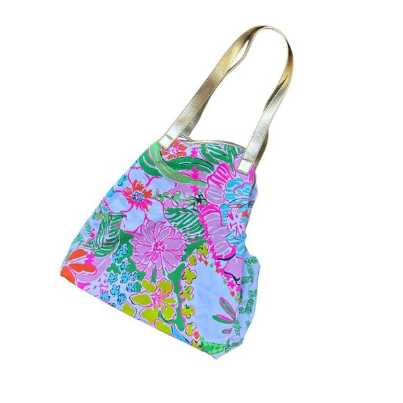 Lilly Pulitzer for Target Large Floral Tote and Wristlet - Picture 4 of 9